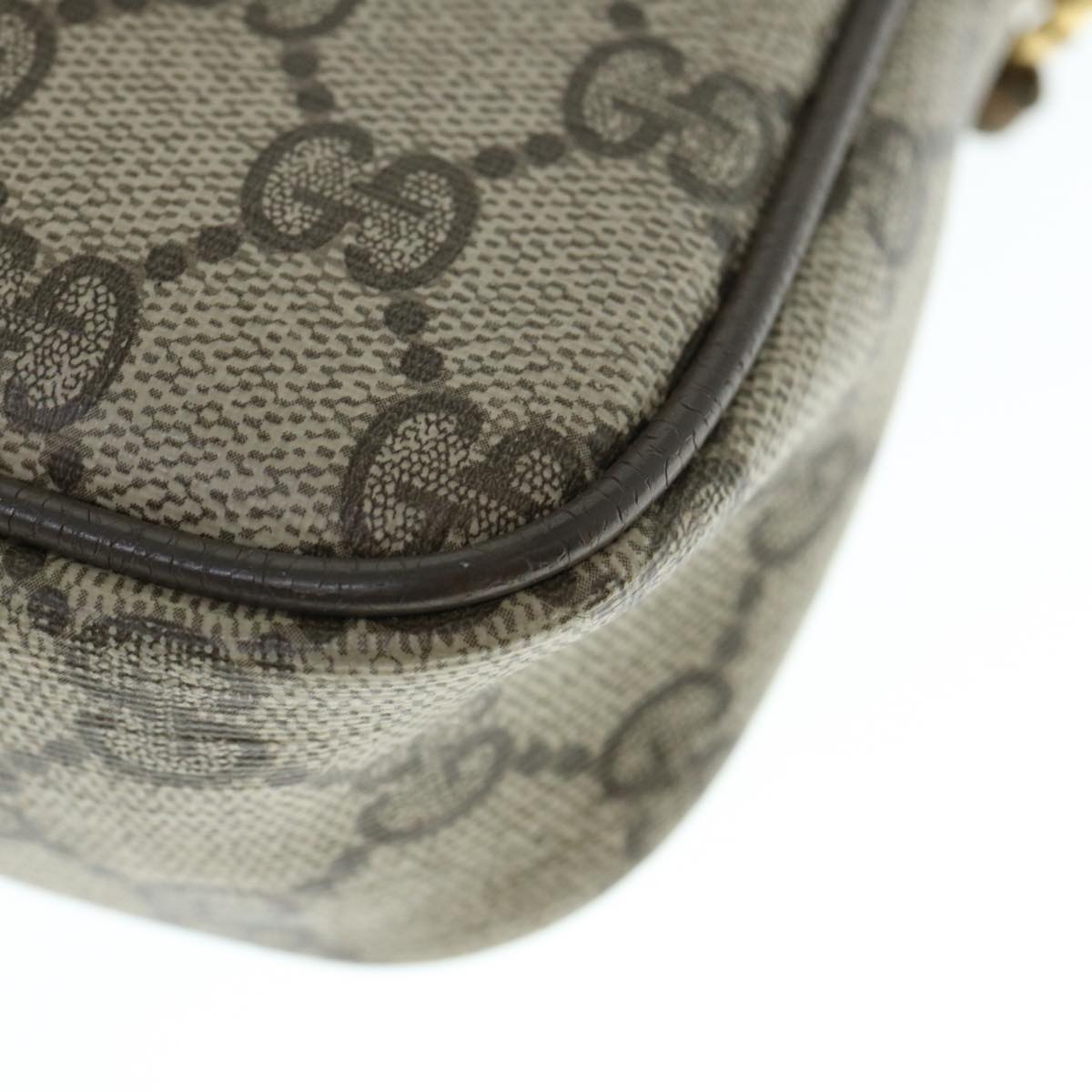 GUCCI GG Supreme Shoulder Bag PVC Leather Beige 97 02 068 ep2628