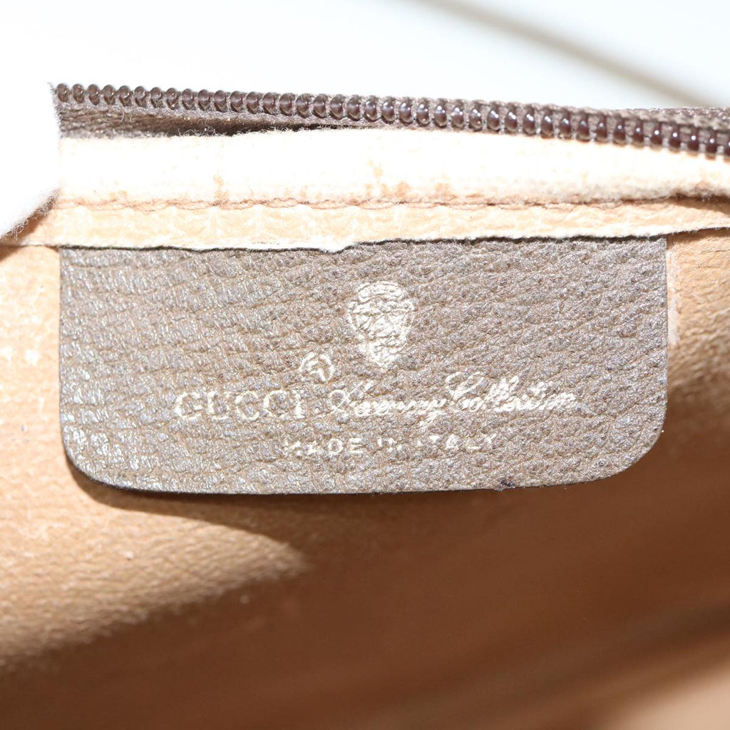 GUCCI GG Supreme Shoulder Bag PVC Leather Beige 97 02 068 ep2628