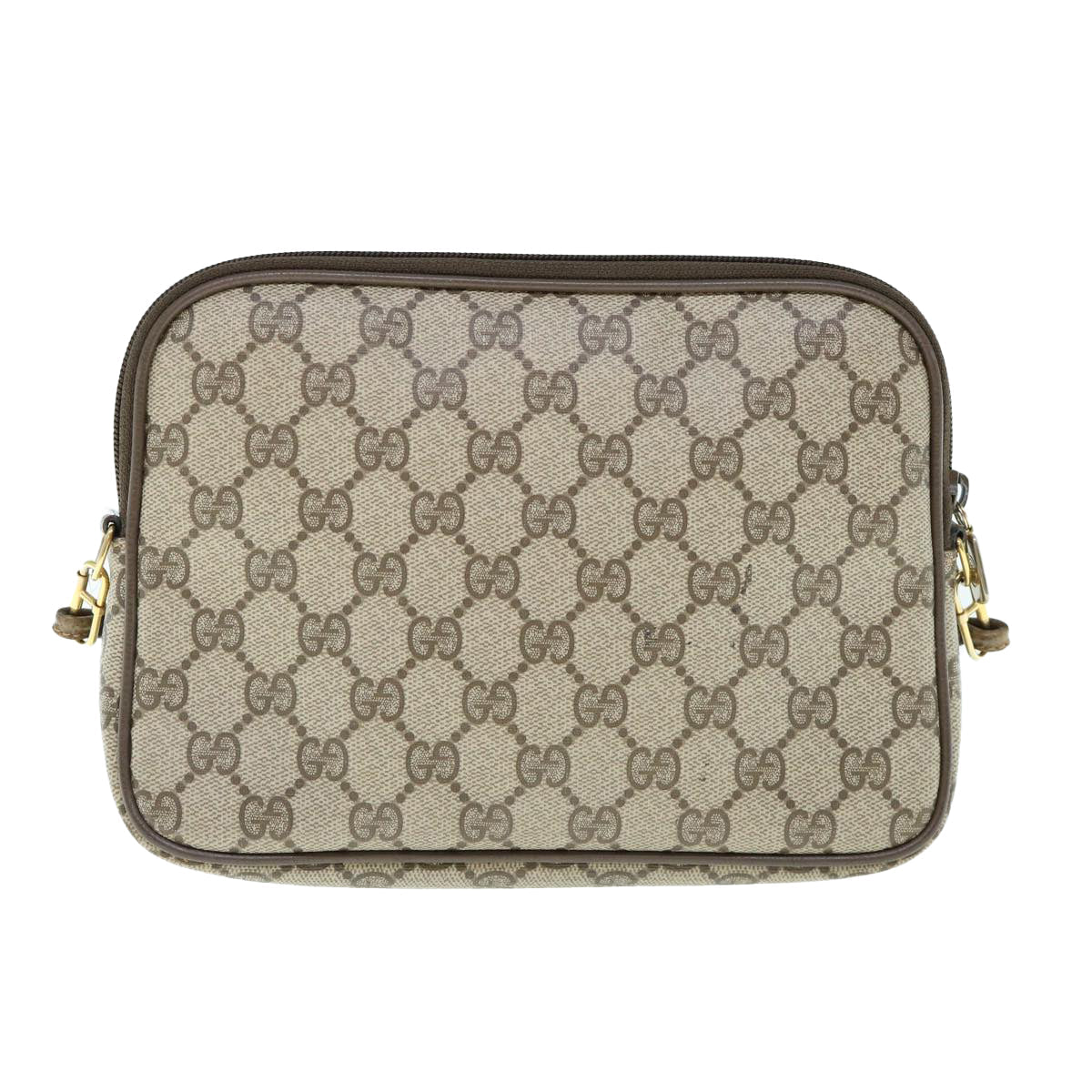 GUCCI GG Supreme Shoulder Bag PVC Leather Beige 97 02 068 ep2628