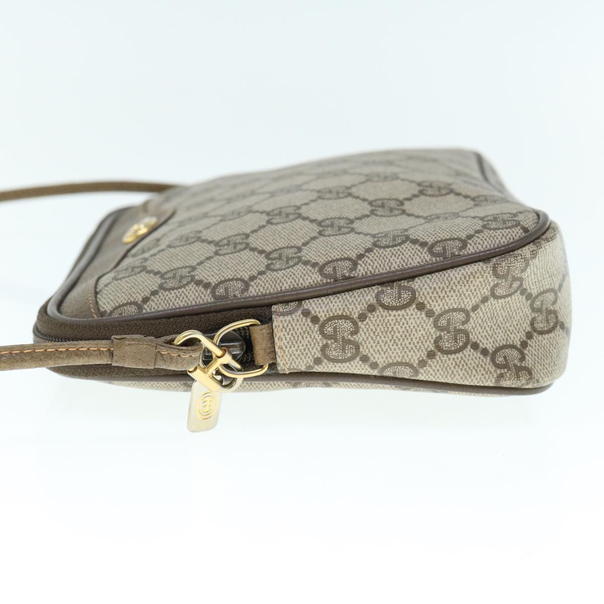 GUCCI GG Supreme Shoulder Bag PVC Leather Beige 97 02 068 ep2628