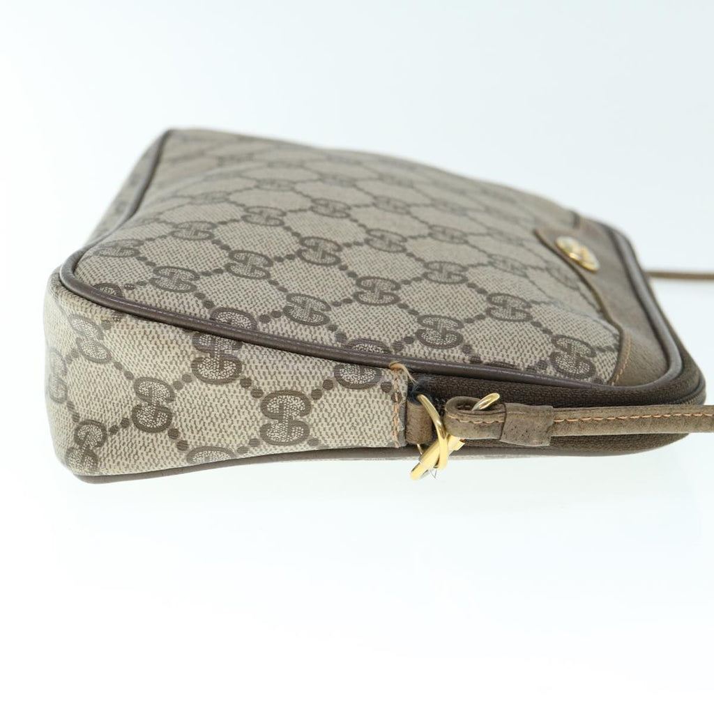 GUCCI GG Supreme Shoulder Bag PVC Leather Beige 97 02 068 ep2628