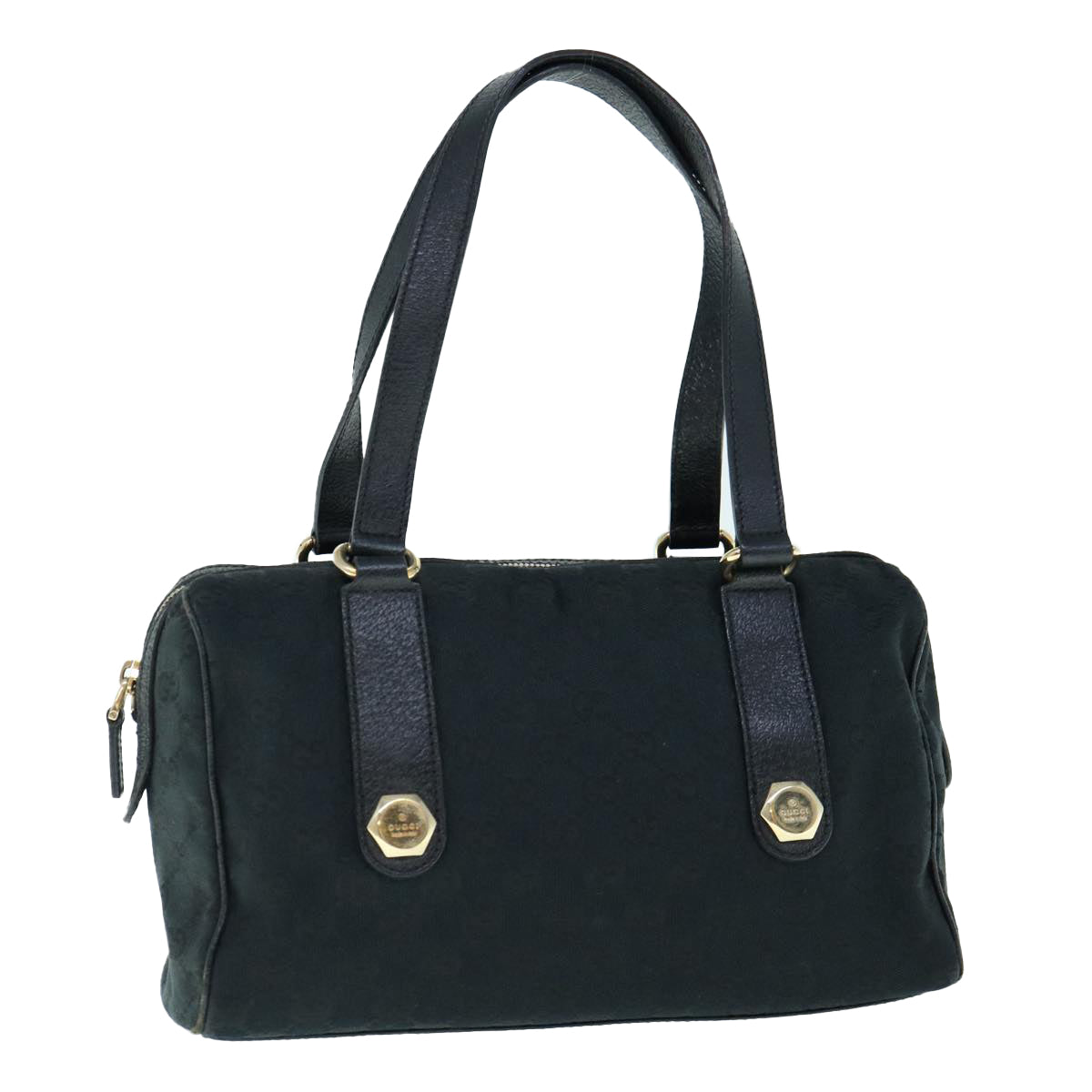 GUCCI GG Canvas Shoulder Bag Black 152457 ep2686