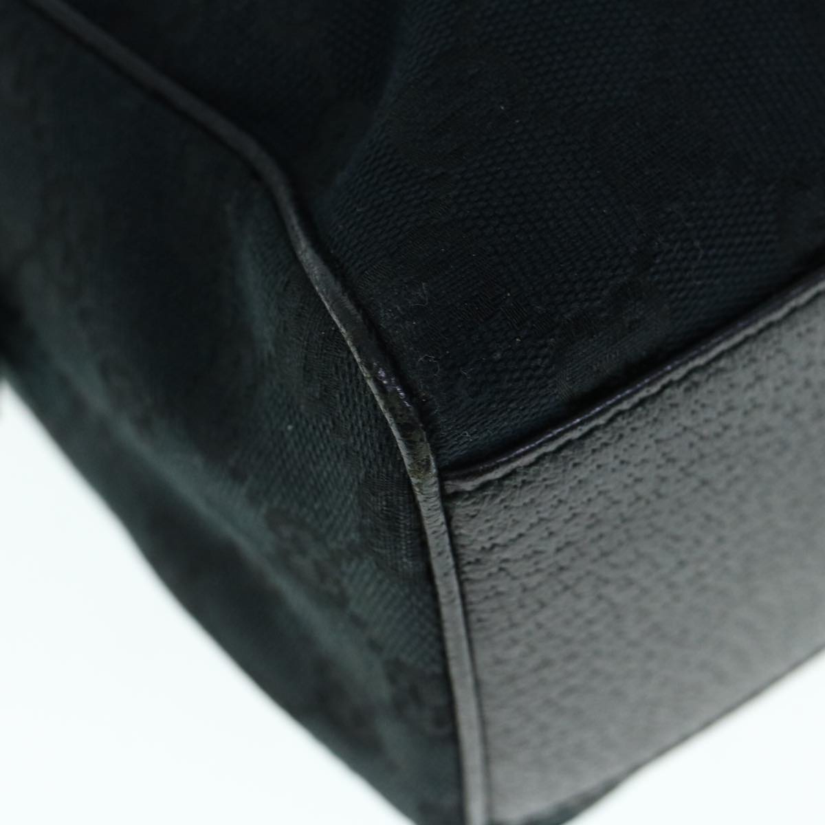 GUCCI GG Canvas Shoulder Bag Black 152457 ep2686