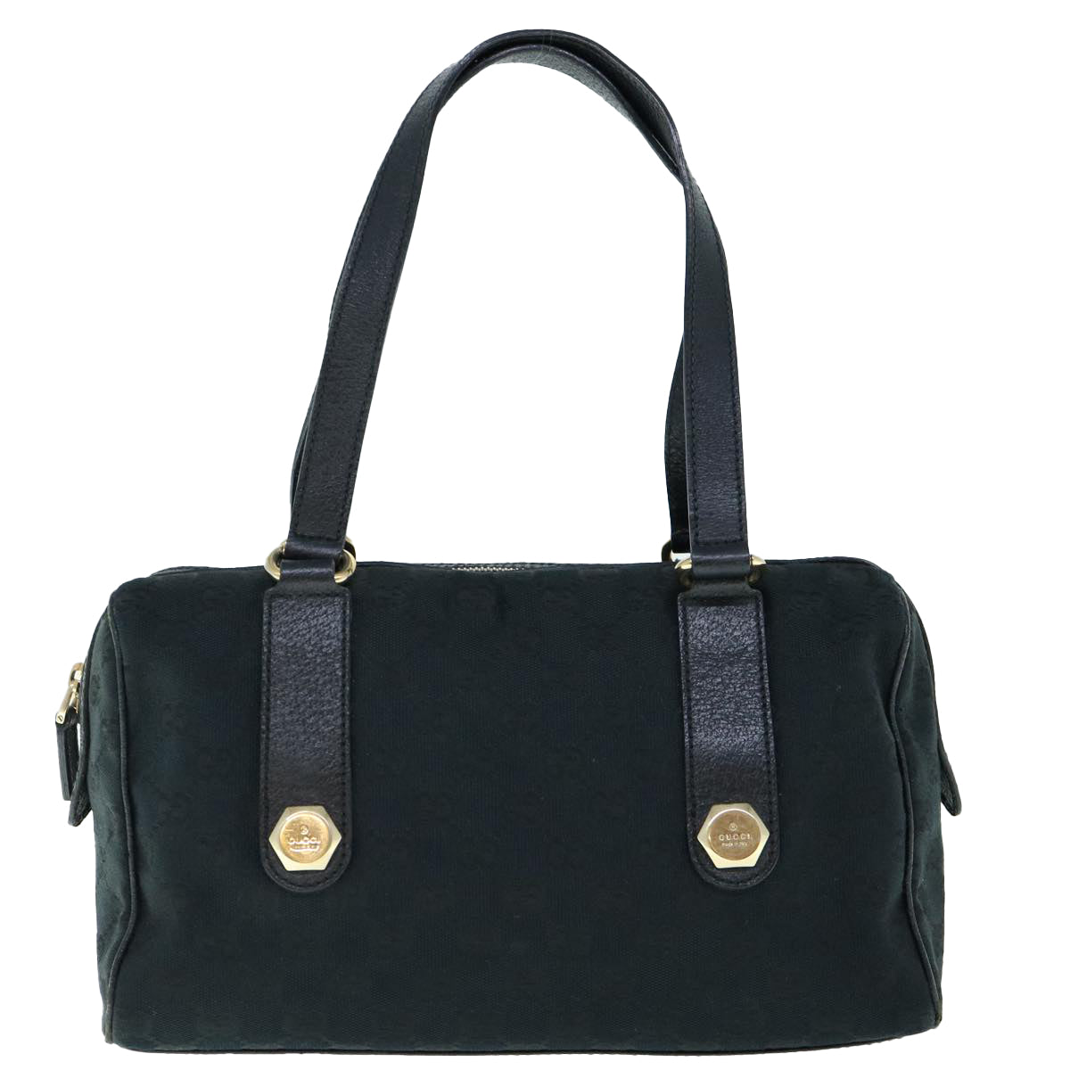 GUCCI GG Canvas Shoulder Bag Black 152457 ep2686