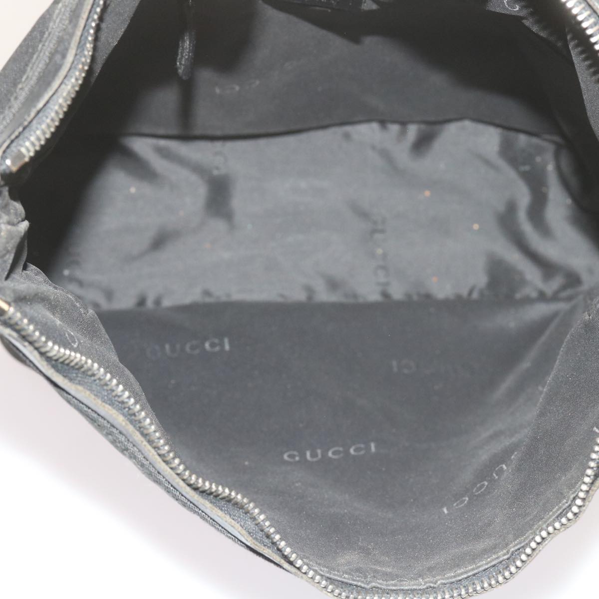 GUCCI Shoulder Bag Nylon Leather Black 001 3766 ep2690