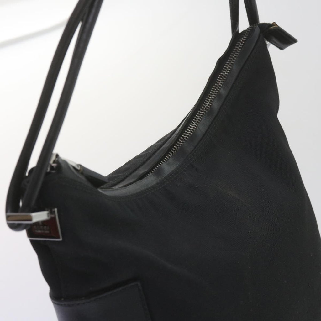 GUCCI Shoulder Bag Nylon Leather Black 001 3766 ep2690
