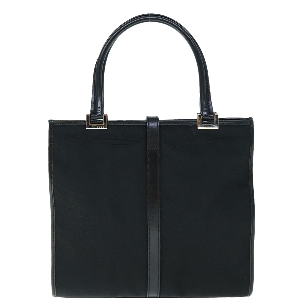 GUCCI Jackie Hand Bag Canvas Black 002 1065 ep2698