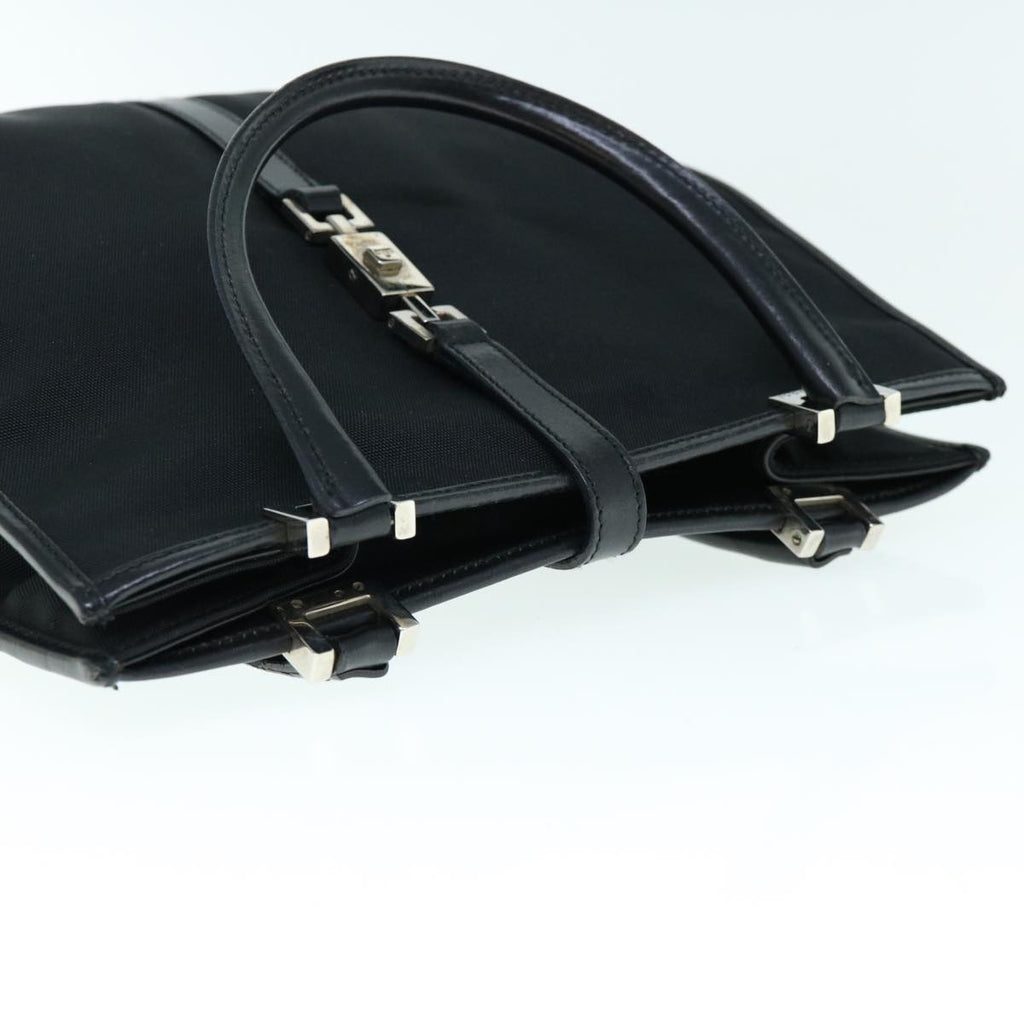GUCCI Jackie Hand Bag Canvas Black 002 1065 ep2698