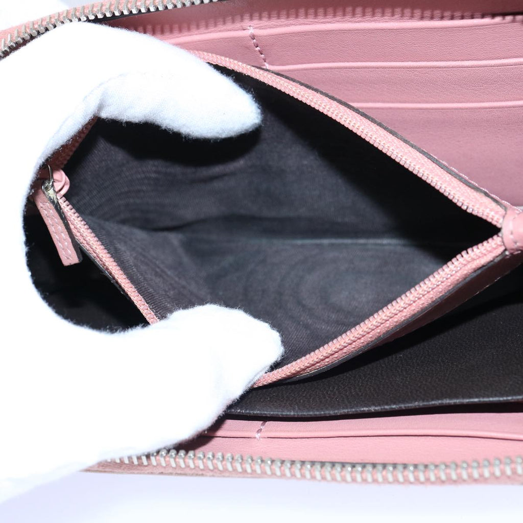GUCCI GG Canvas Guccissima Long Wallet Pink 233025 ep2769