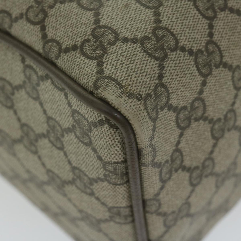 GUCCI GG Supreme Web Sherry Line Boston Bag Beige Red 69 02 007 ep2784