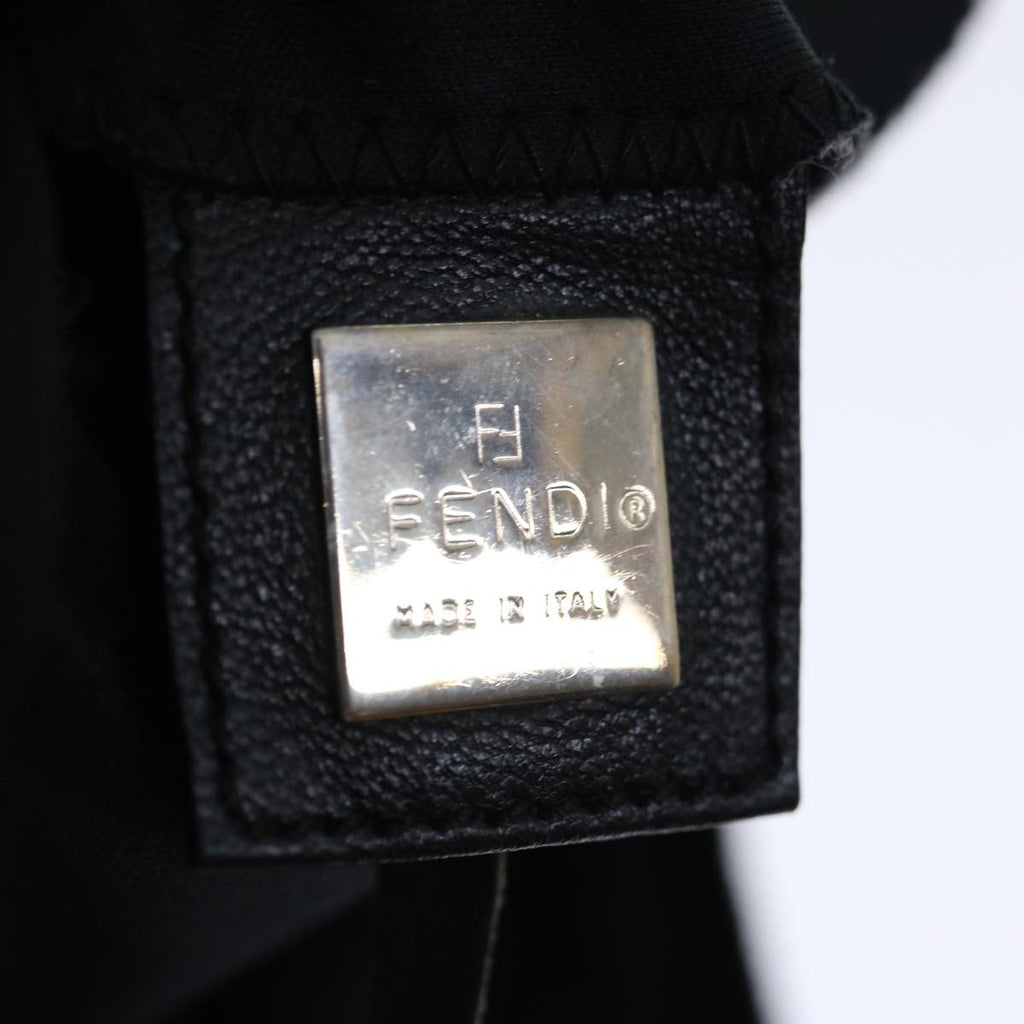 FENDI Hand Bag Nylon Black ep3242