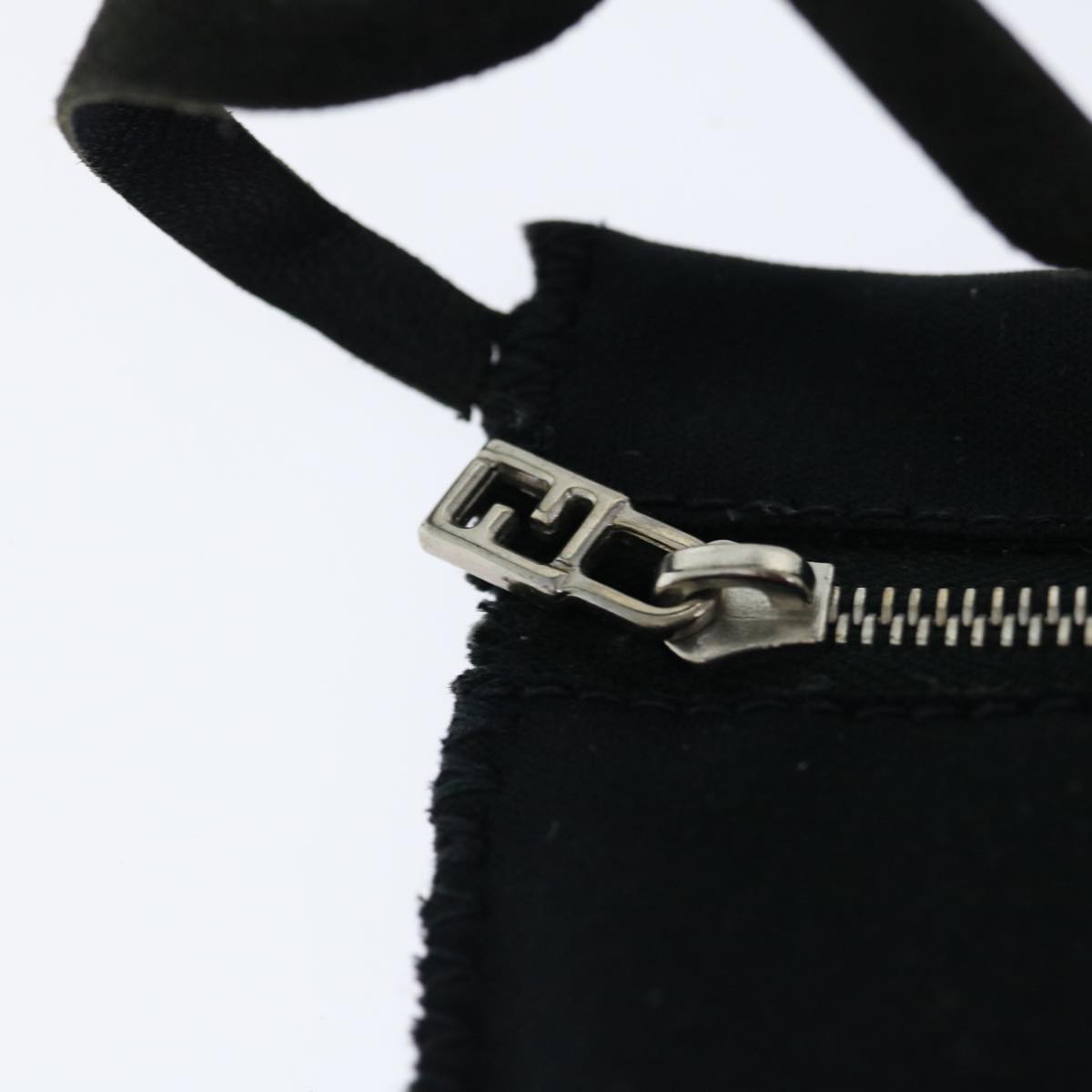 FENDI Hand Bag Nylon Black ep3242