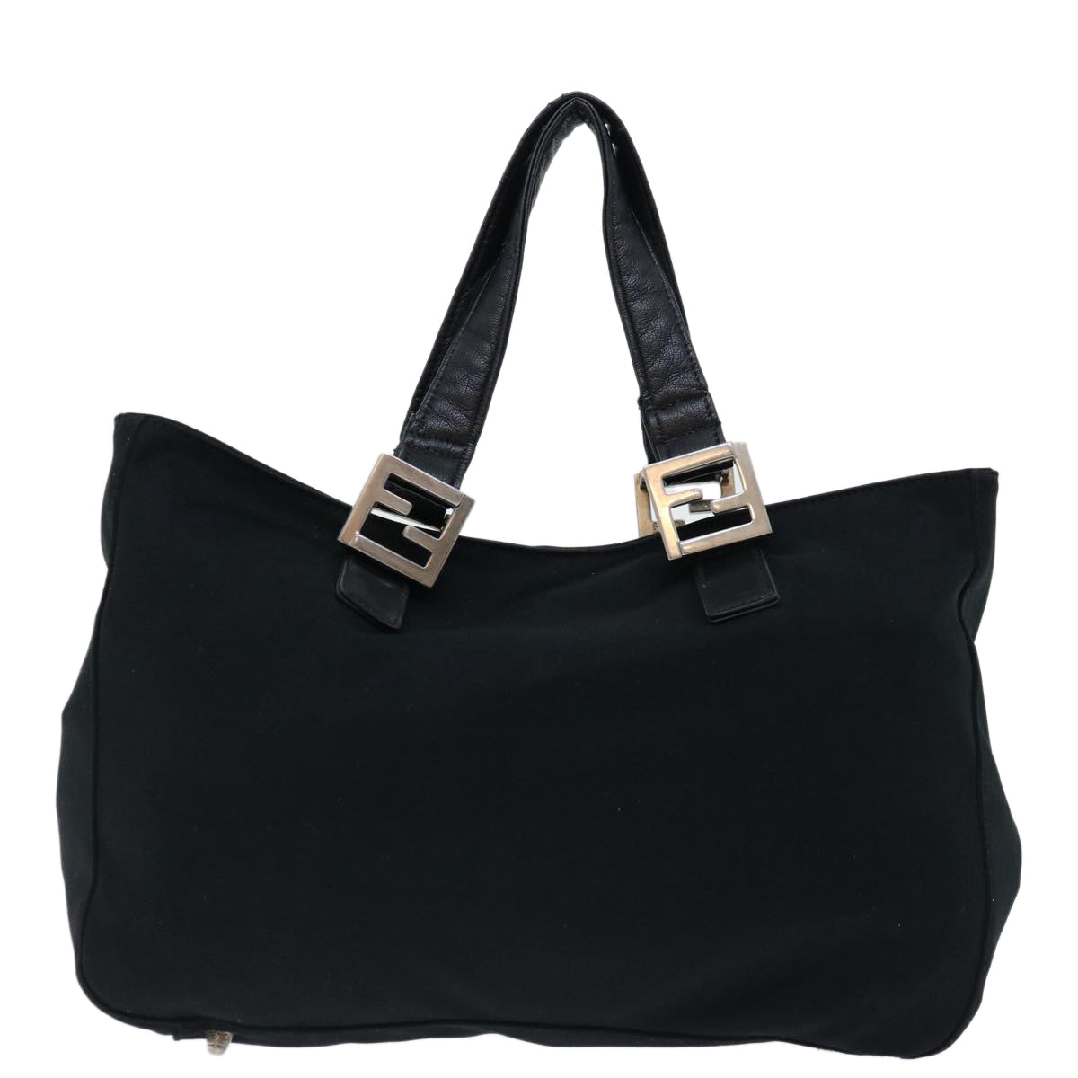 FENDI Hand Bag Nylon Black ep3242