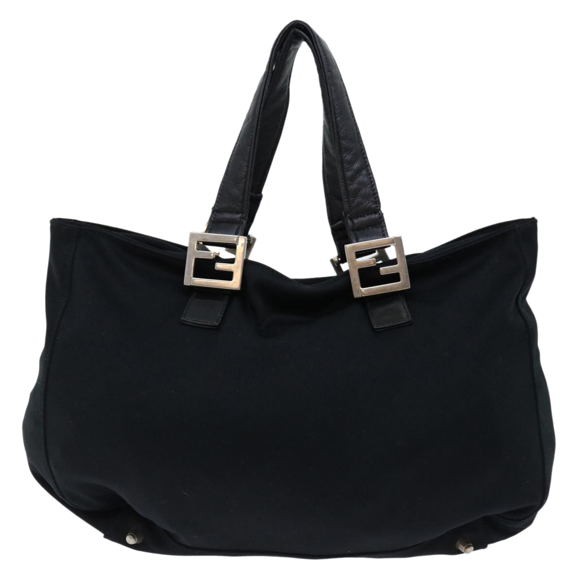 FENDI Hand Bag Nylon Black ep3242