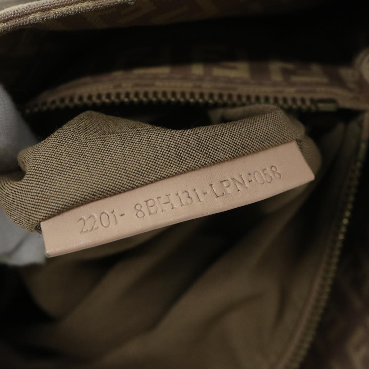 FENDI Zucchino Canvas Hand Bag Pink ep3377