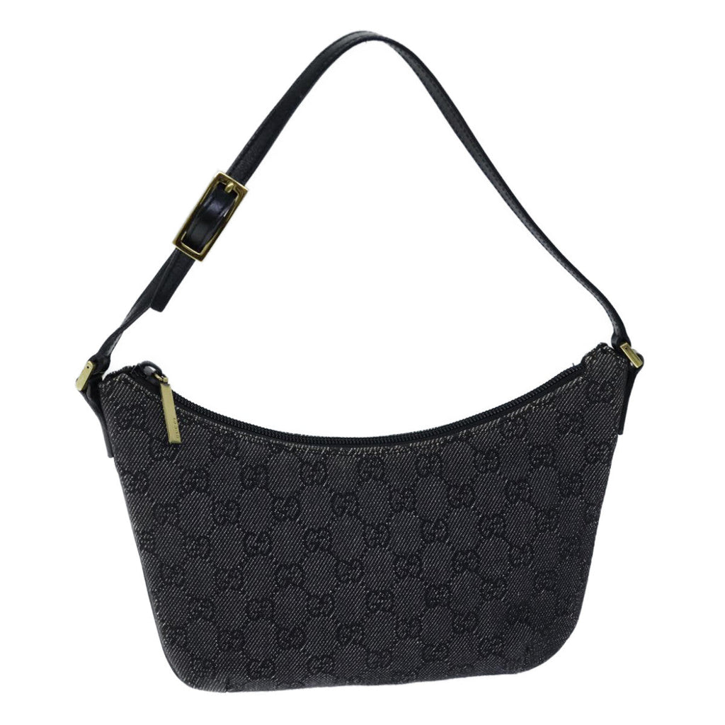 GUCCI GG Canvas Hand Bag Black ep3704