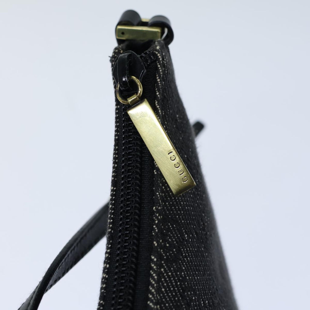 GUCCI GG Canvas Hand Bag Black ep3704
