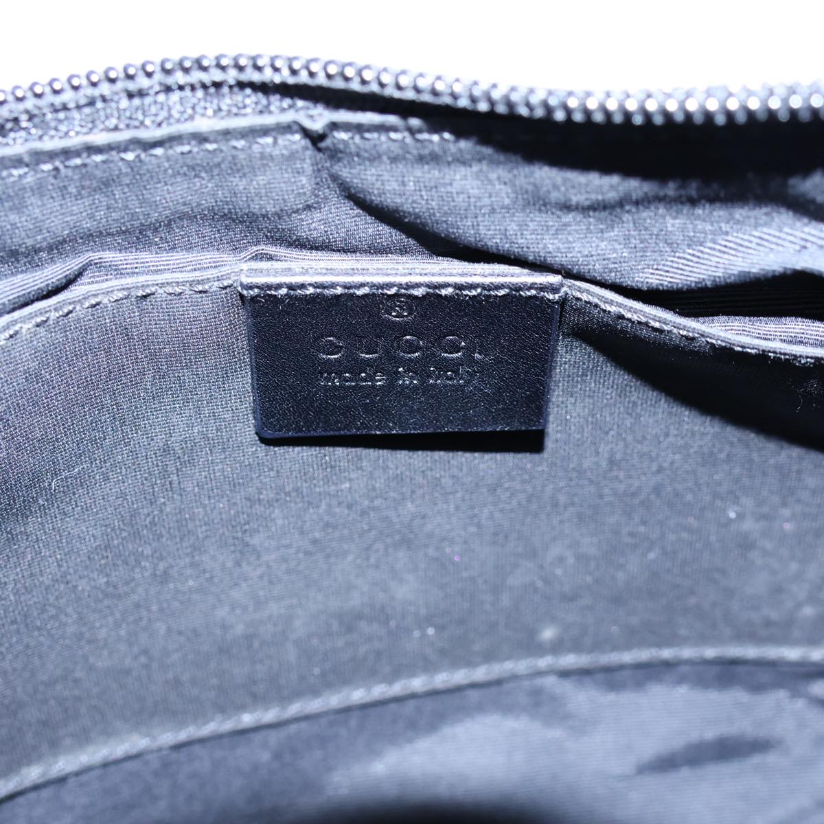 GUCCI GG Canvas Hand Bag Black ep3704
