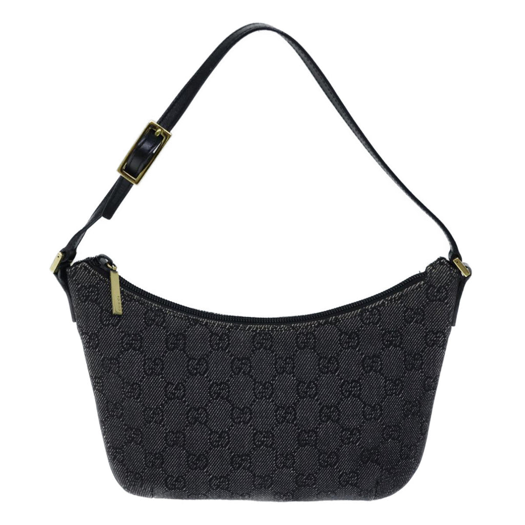 GUCCI GG Canvas Hand Bag Black ep3704