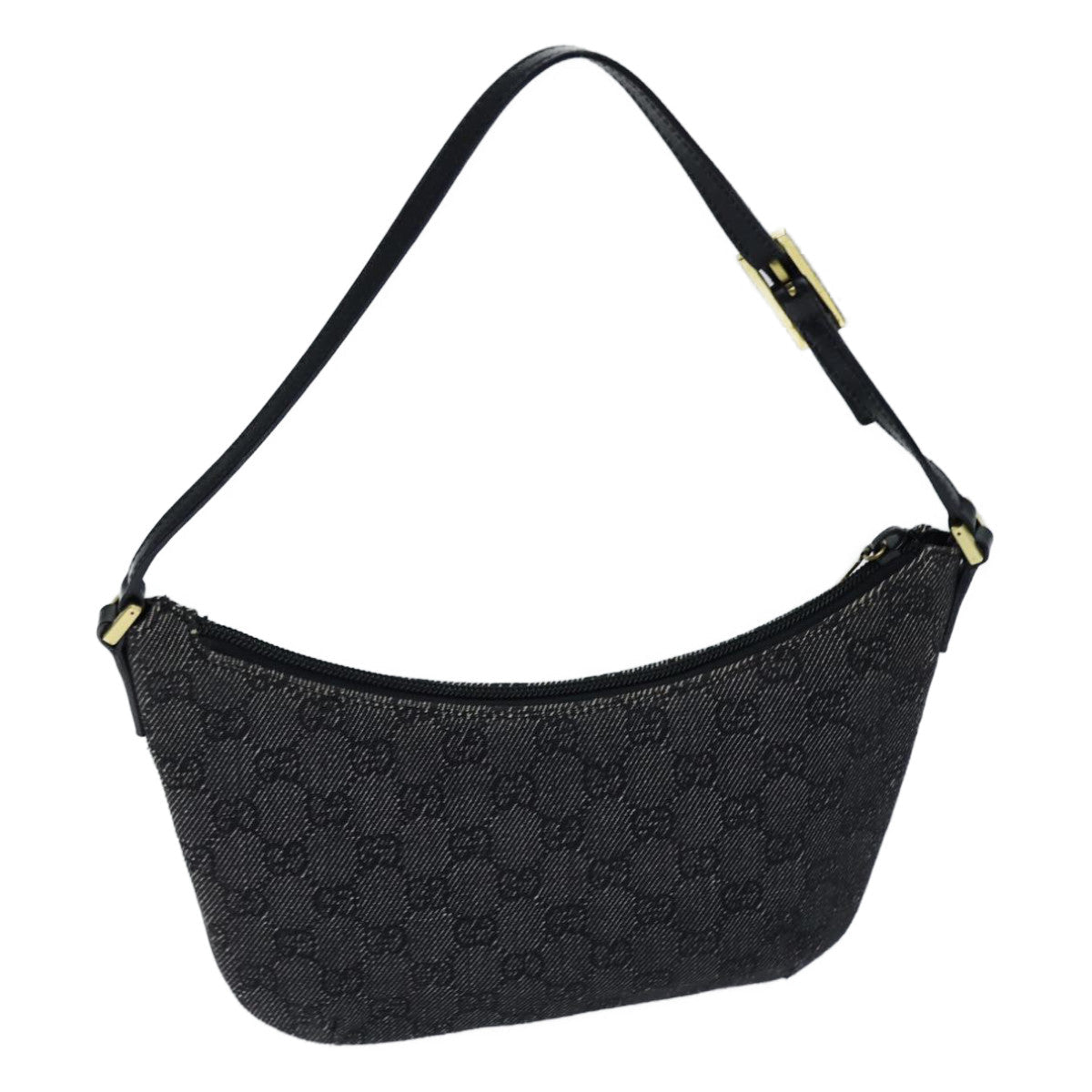 GUCCI GG Canvas Hand Bag Black ep3704