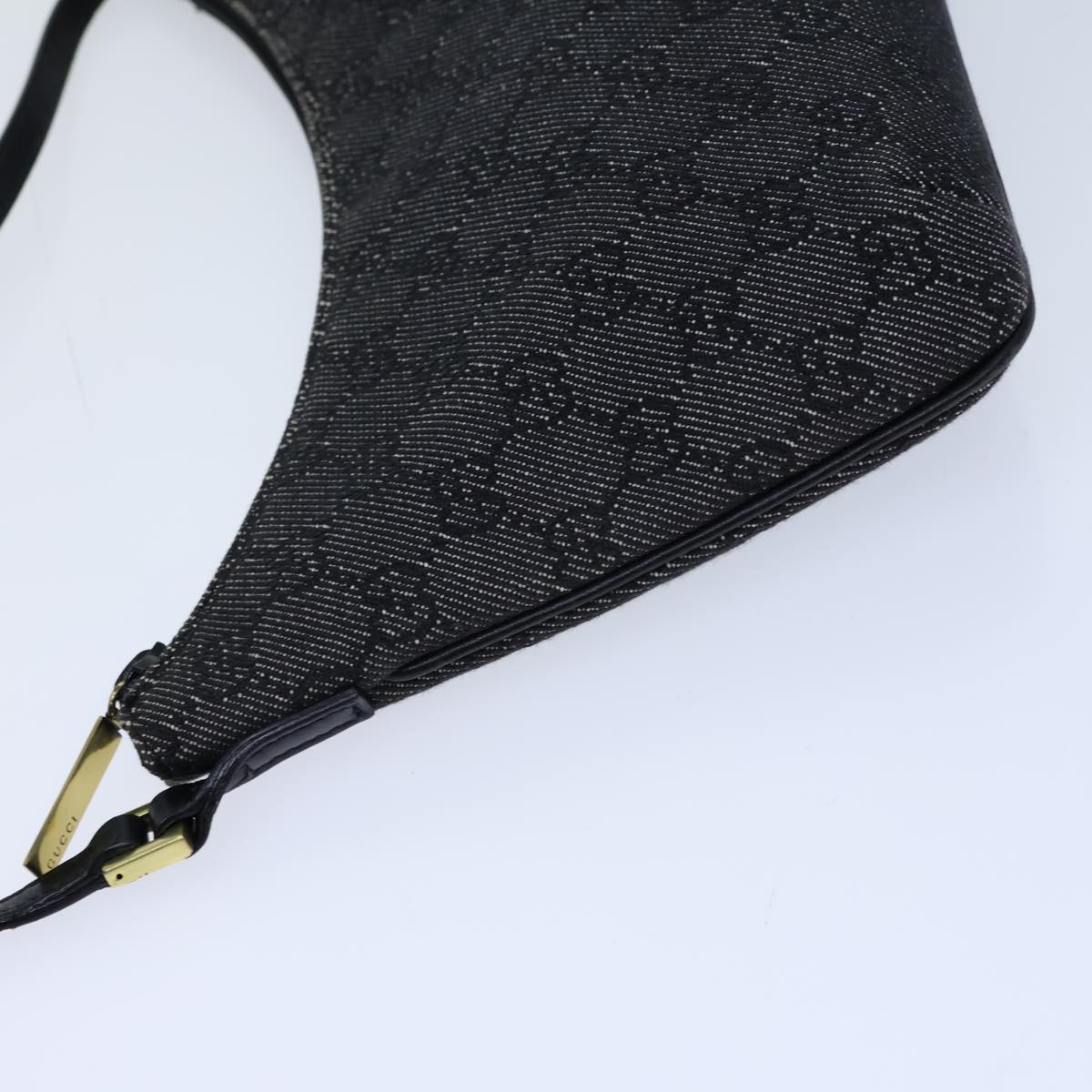 GUCCI GG Canvas Hand Bag Black ep3704