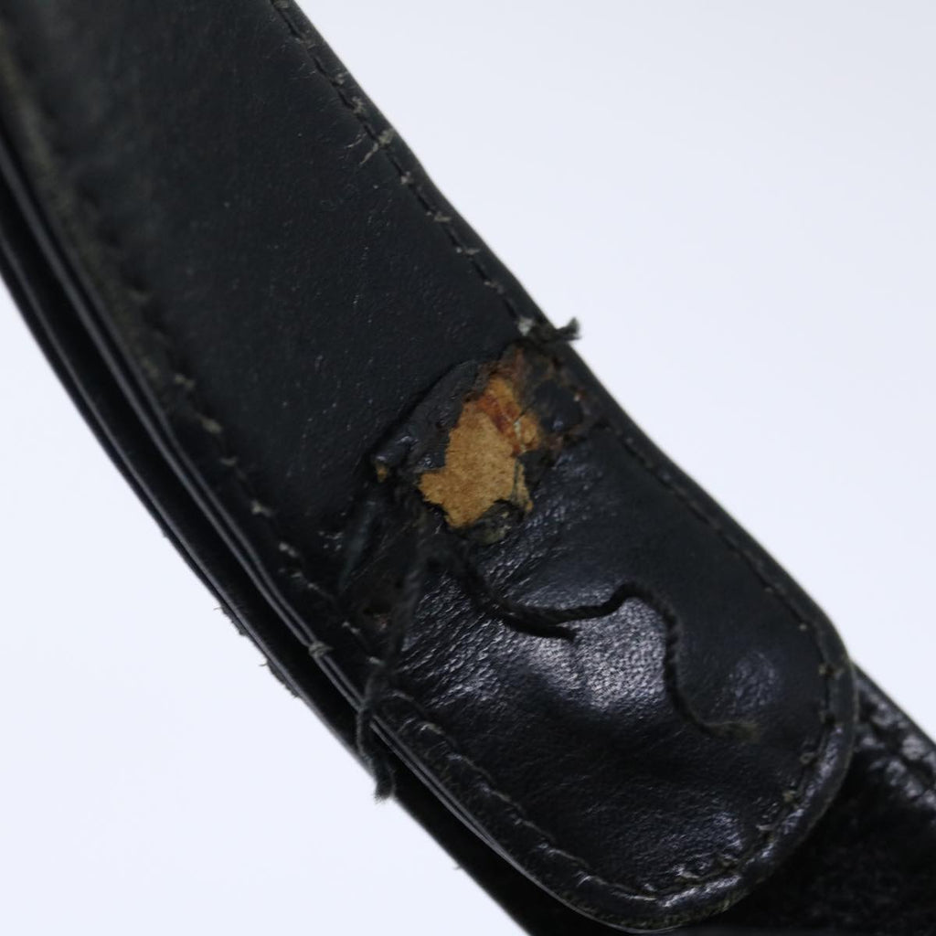 GUCCI Shoulder Bag Leather Black ep3958