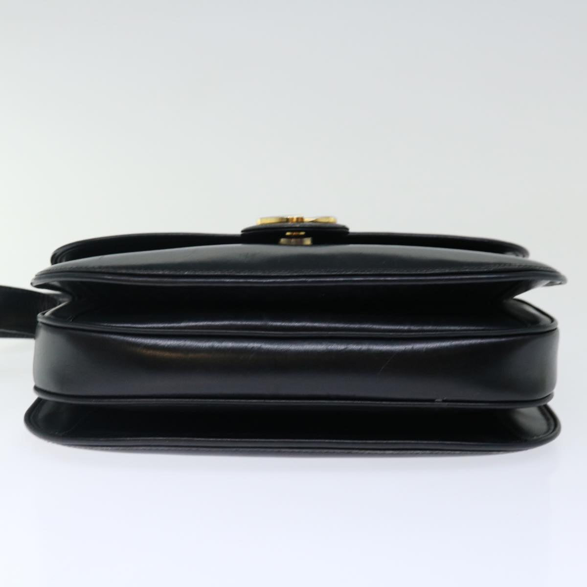 GUCCI Shoulder Bag Leather Black ep3958