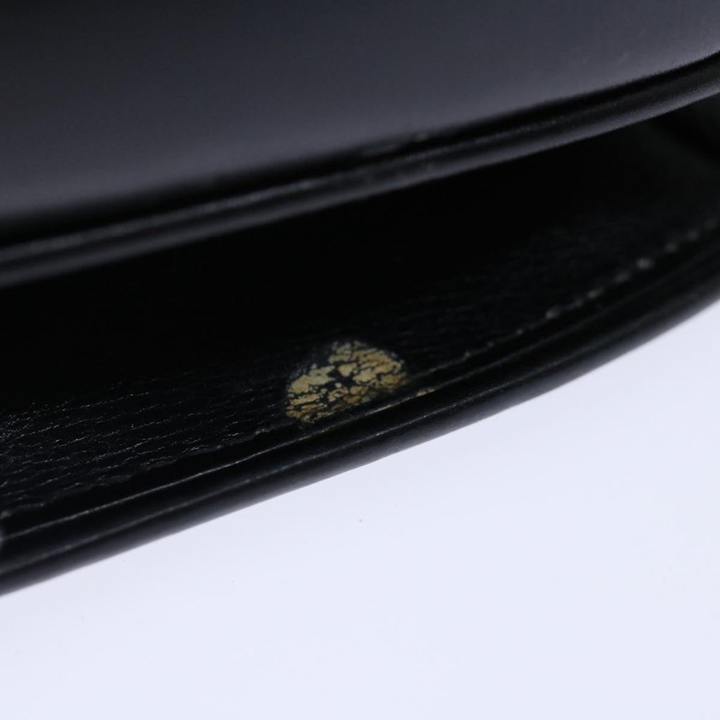 GUCCI Shoulder Bag Leather Black ep3958