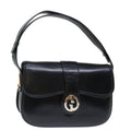GUCCI Shoulder Bag Leather Black ep3958