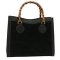 GUCCI Bamboo Hand Bag Suede Black 002 1095 0260 ep4006