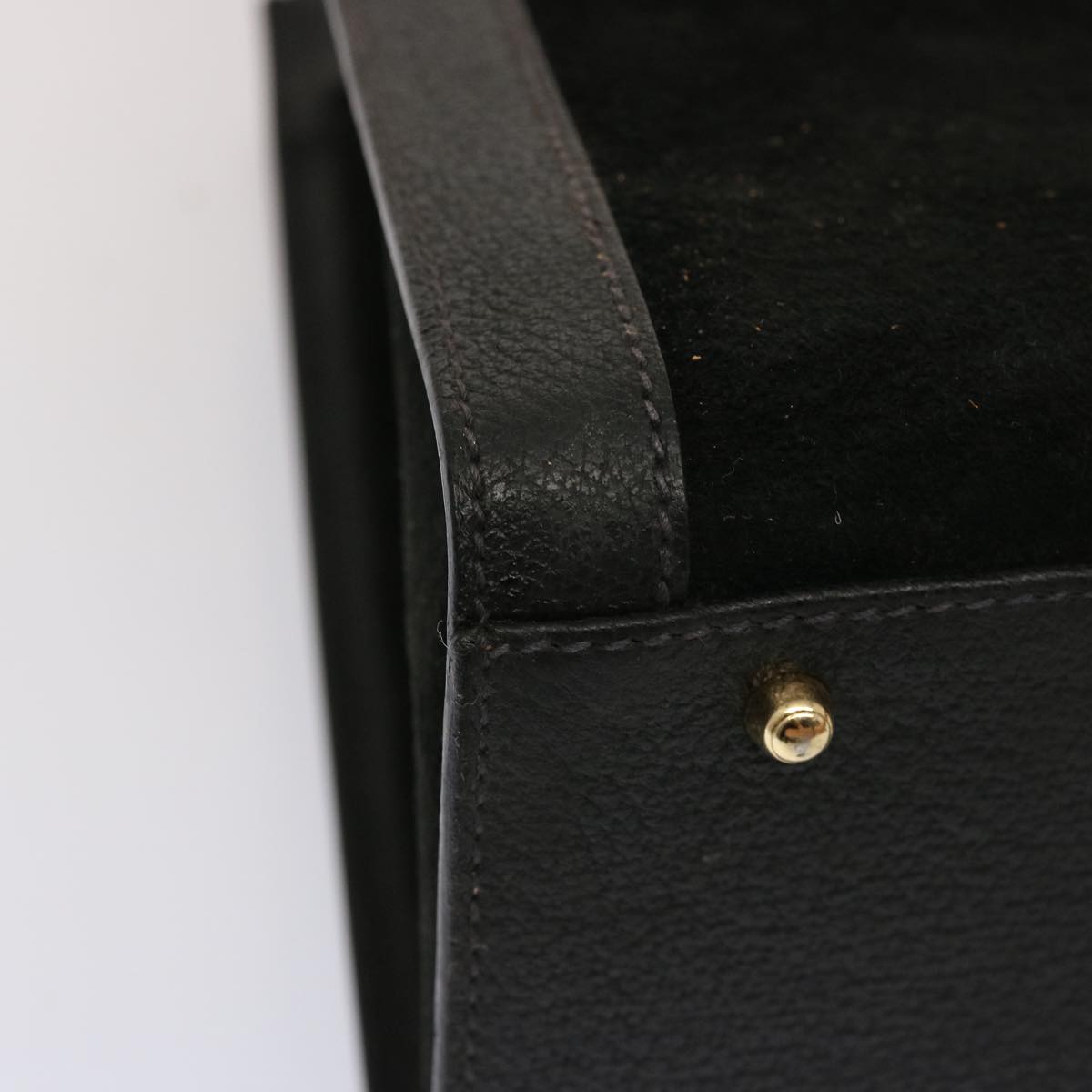 GUCCI Bamboo Hand Bag Suede Black 002 1095 0260 ep4006