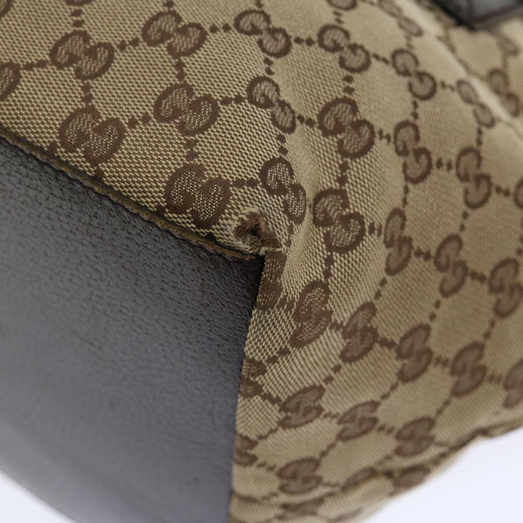 GUCCI GG Canvas Web Sherry Line Hand Bag Beige Red Green 181228 ep4035
