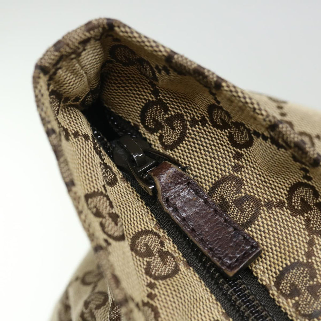 GUCCI GG Canvas Web Sherry Line Hand Bag Beige Red Green 181228 ep4035