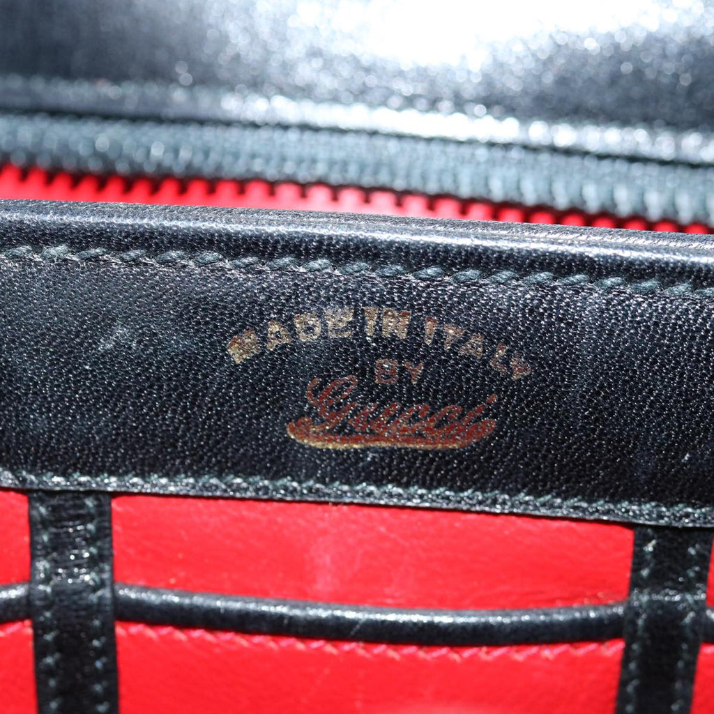 GUCCI Shoulder Bag Leather Black ep4040