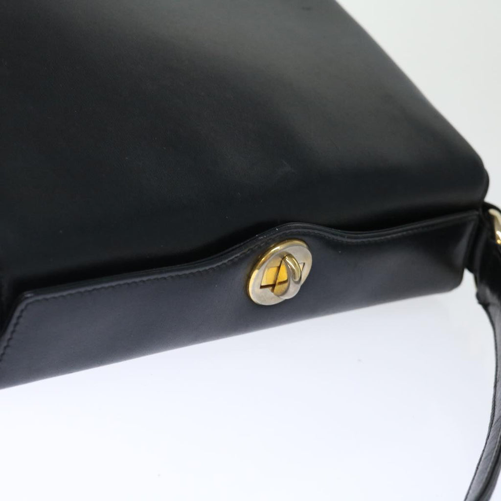 GUCCI Shoulder Bag Leather Black ep4040