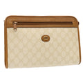 GUCCI GG Supreme Clutch Bag PVC White 97 01 037 ep4041