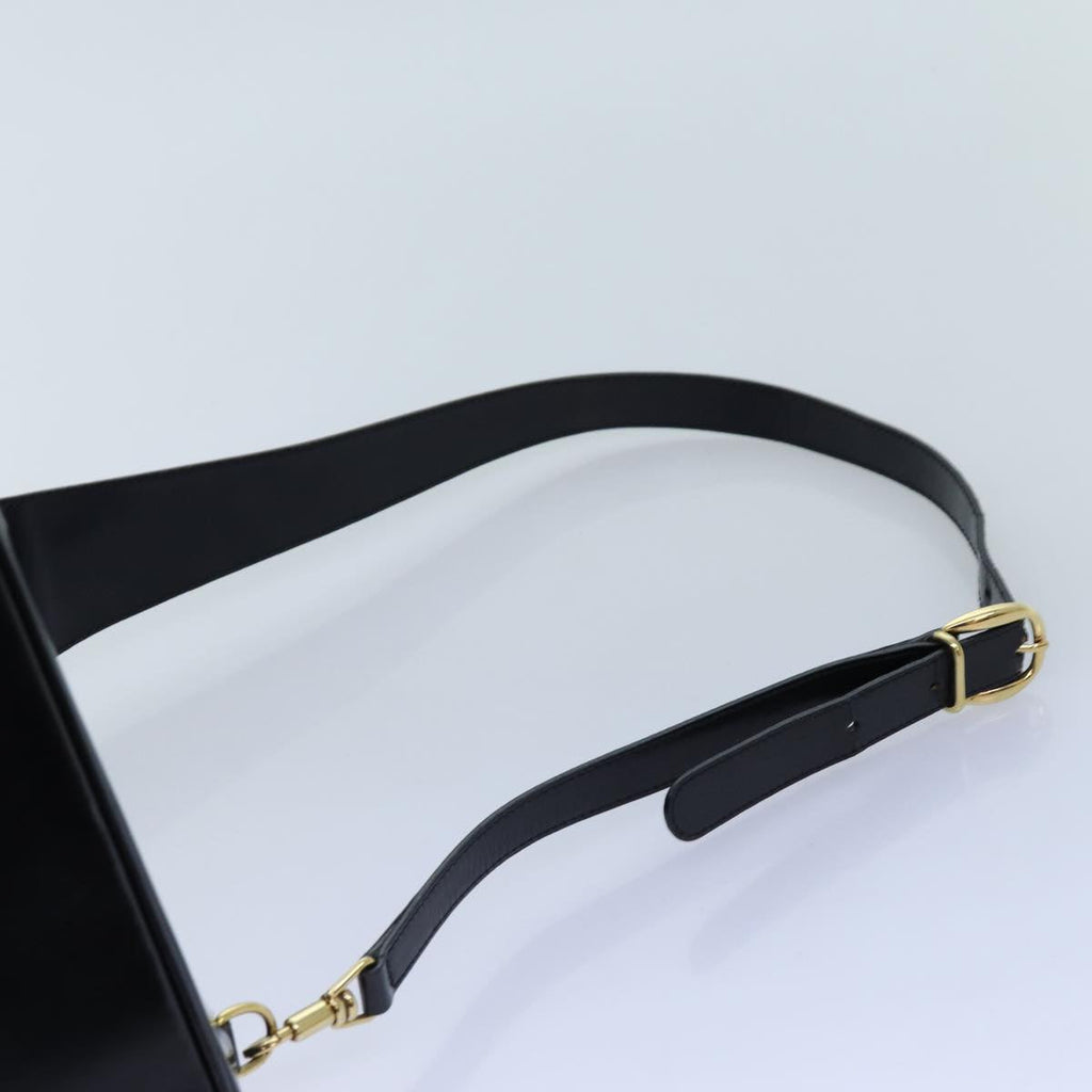 GUCCI Bamboo Body Bag Enamel Black 003 3444 0127 ep4050
