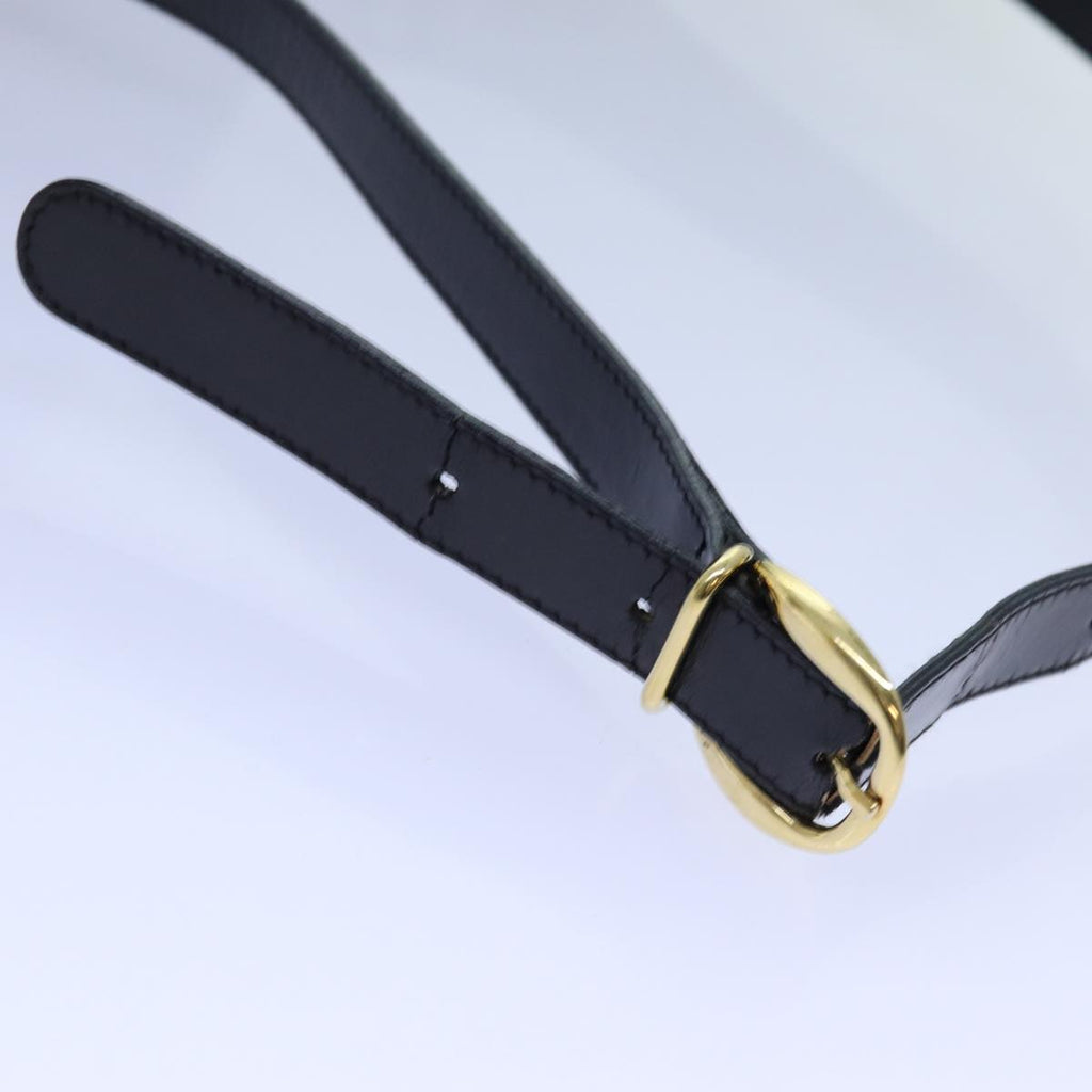 GUCCI Bamboo Body Bag Enamel Black 003 3444 0127 ep4050