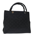 GUCCI Bamboo GG Canvas Hand Bag Nylon Black 002 1010 3754 ep4051