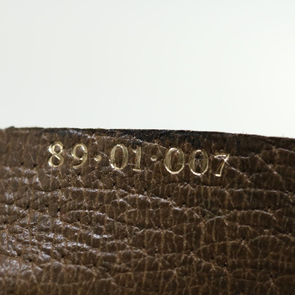 GUCCI GG Supreme Web Sherry Line Clutch Bag PVC Beige Red 89 01 007 ep4065