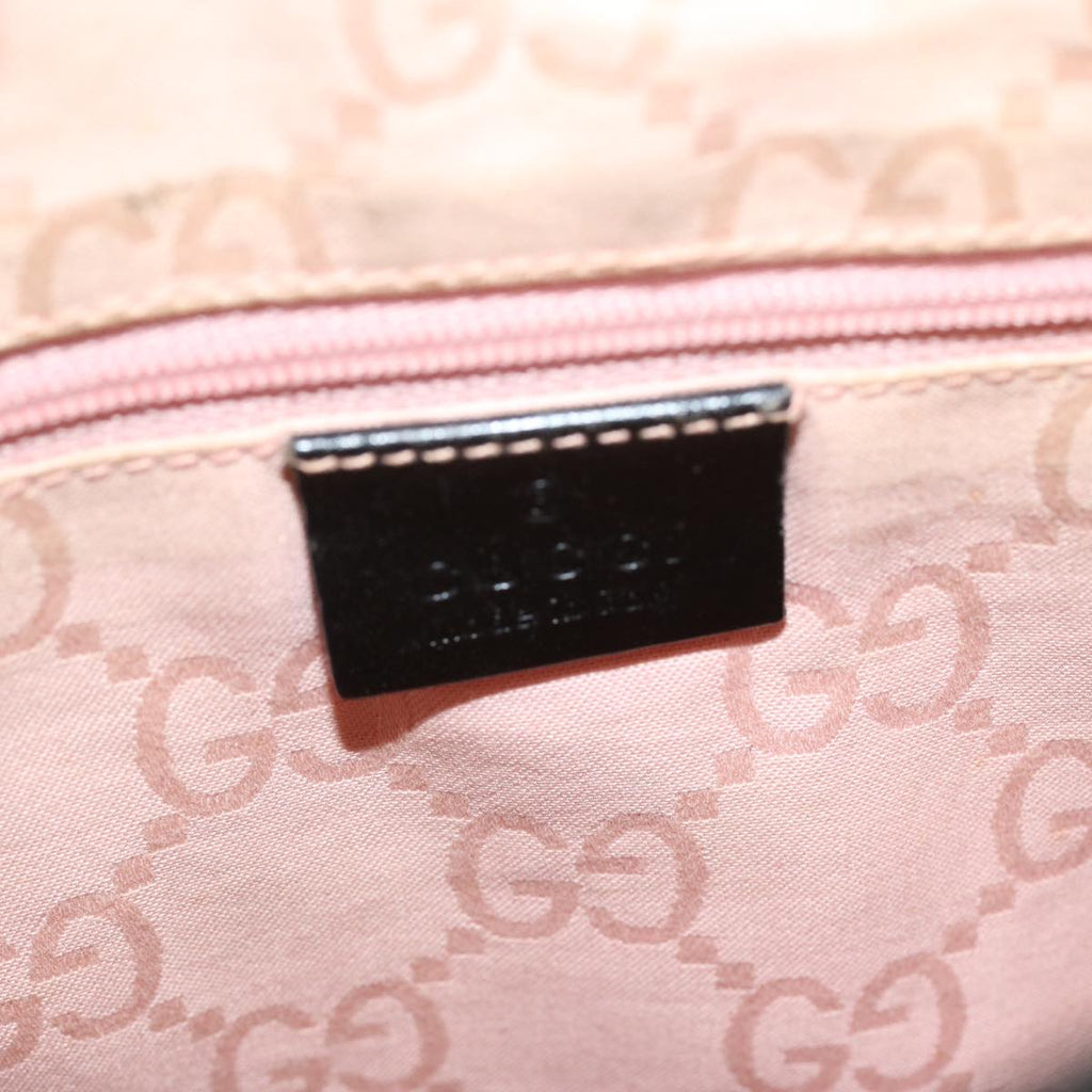 GUCCI Jackie Shoulder Bag Canvas Black 001 3346 3444 ep4070