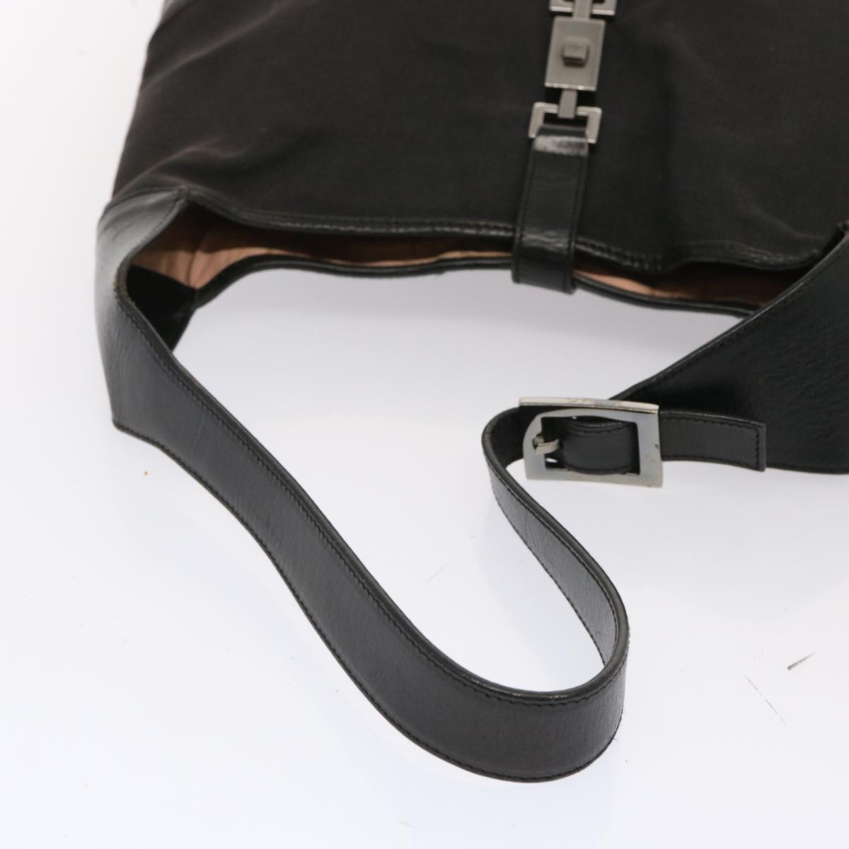 GUCCI Jackie Shoulder Bag Canvas Black 001 3346 3444 ep4070