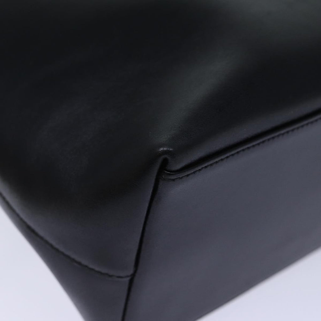 GUCCI Bamboo Shoulder Bag Leather Black 001 3007 ep4071
