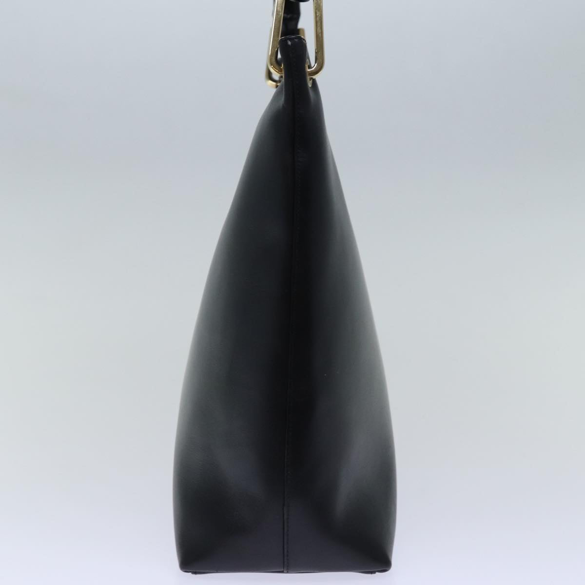 GUCCI Bamboo Shoulder Bag Leather Black 001 3007 ep4071
