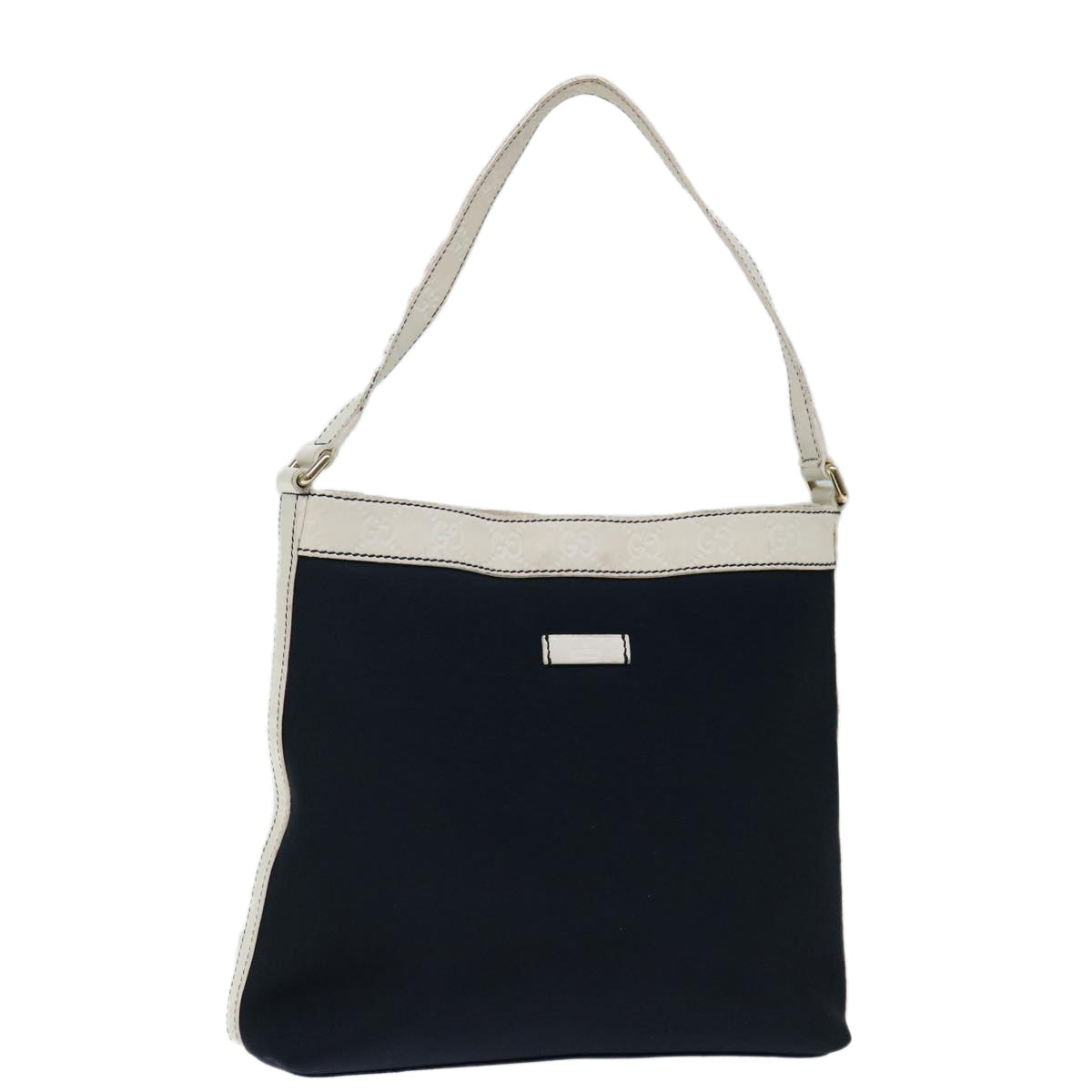 GUCCI Guccissima Shoulder Bag Canvas Outlet Navy ep4072
