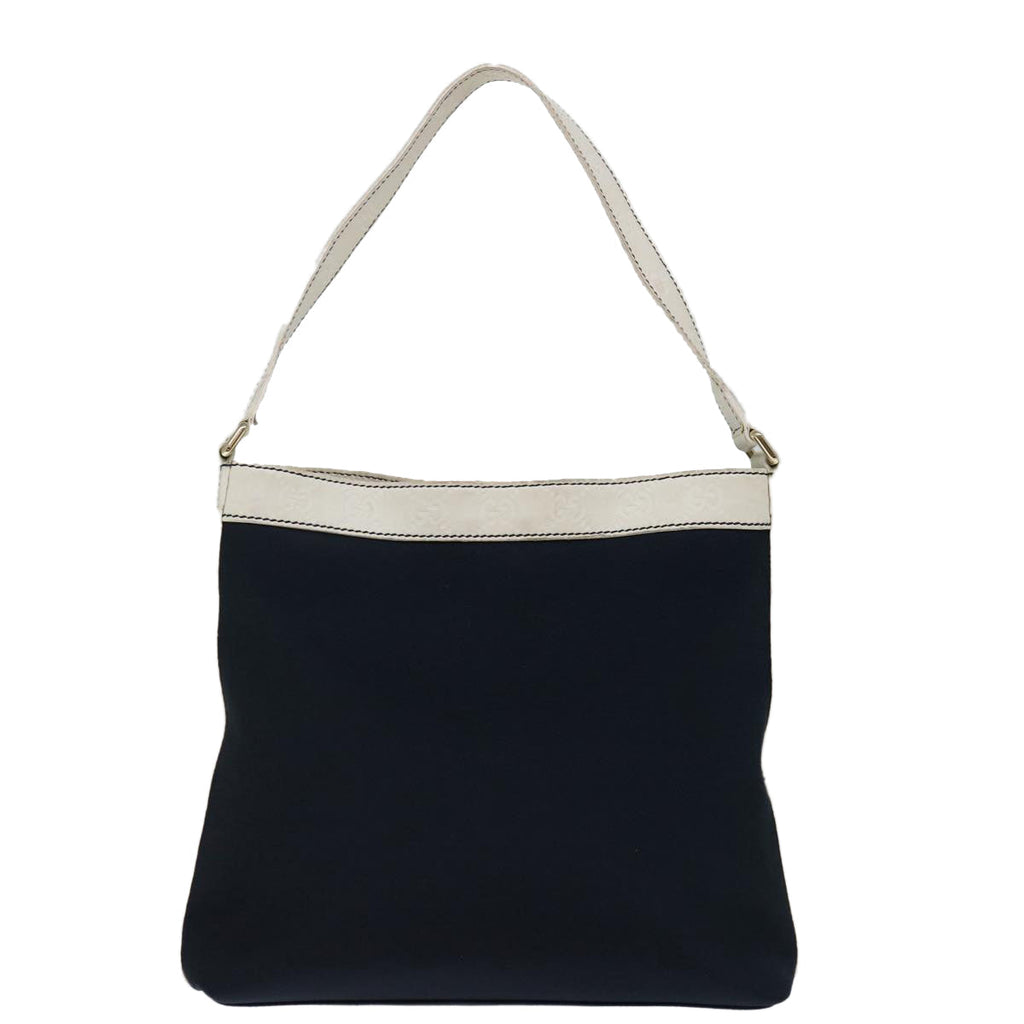 GUCCI Guccissima Shoulder Bag Canvas Outlet Navy ep4072