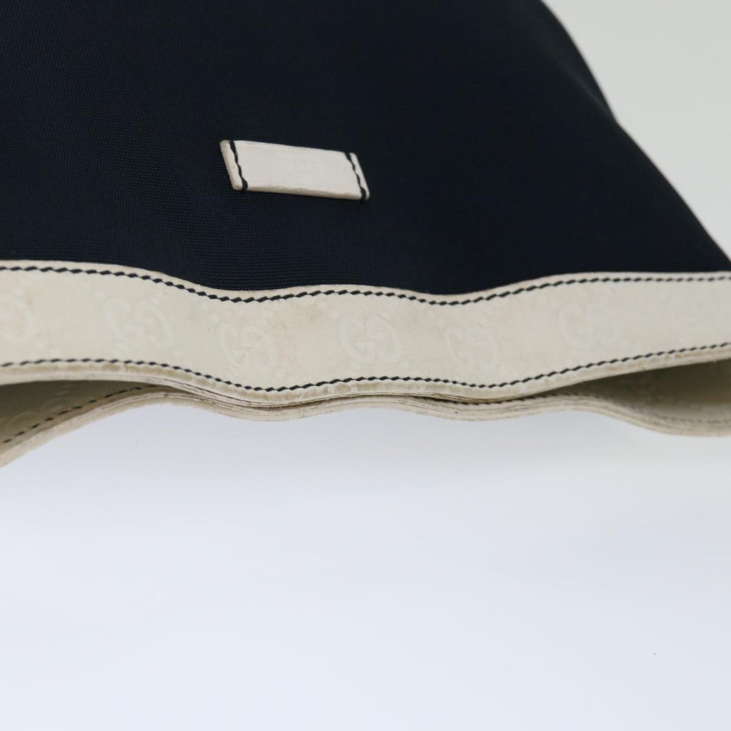 GUCCI Guccissima Shoulder Bag Canvas Outlet Navy ep4072