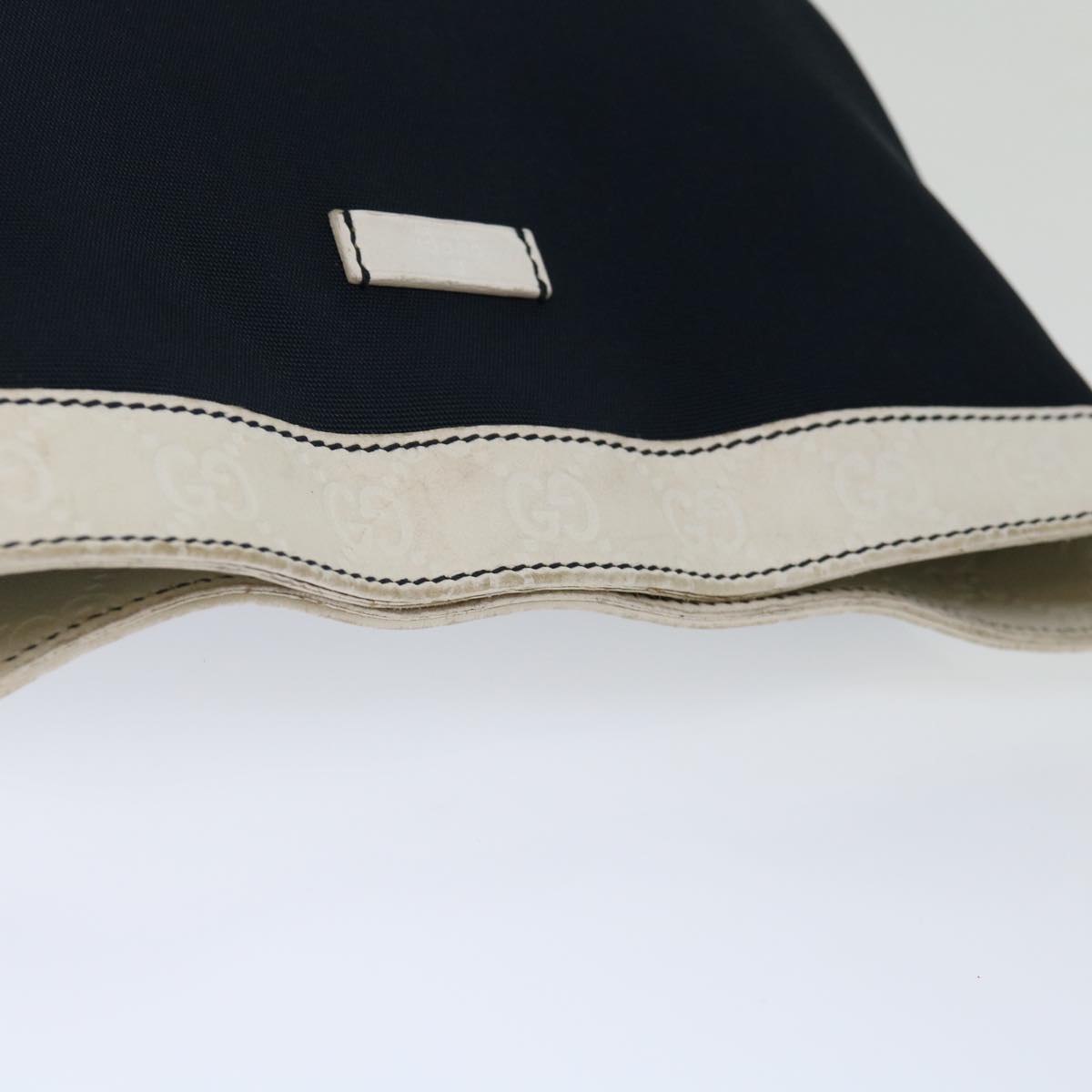 GUCCI Guccissima Shoulder Bag Canvas Outlet Navy ep4072