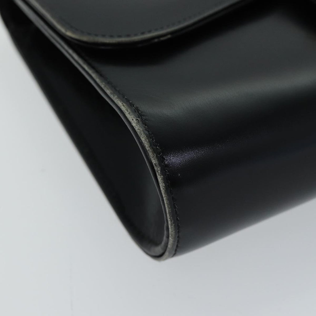 GUCCI Shoulder Bag Leather Black ep4082