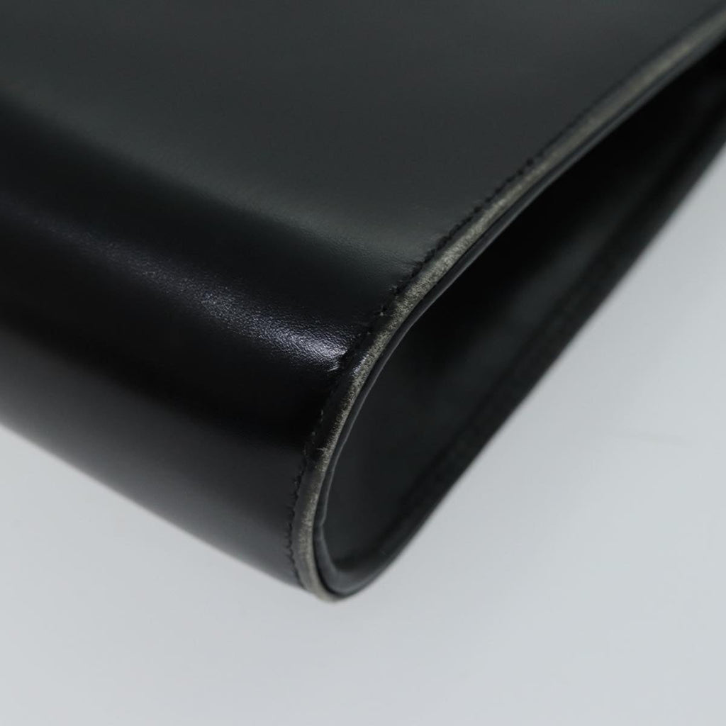 GUCCI Shoulder Bag Leather Black ep4082